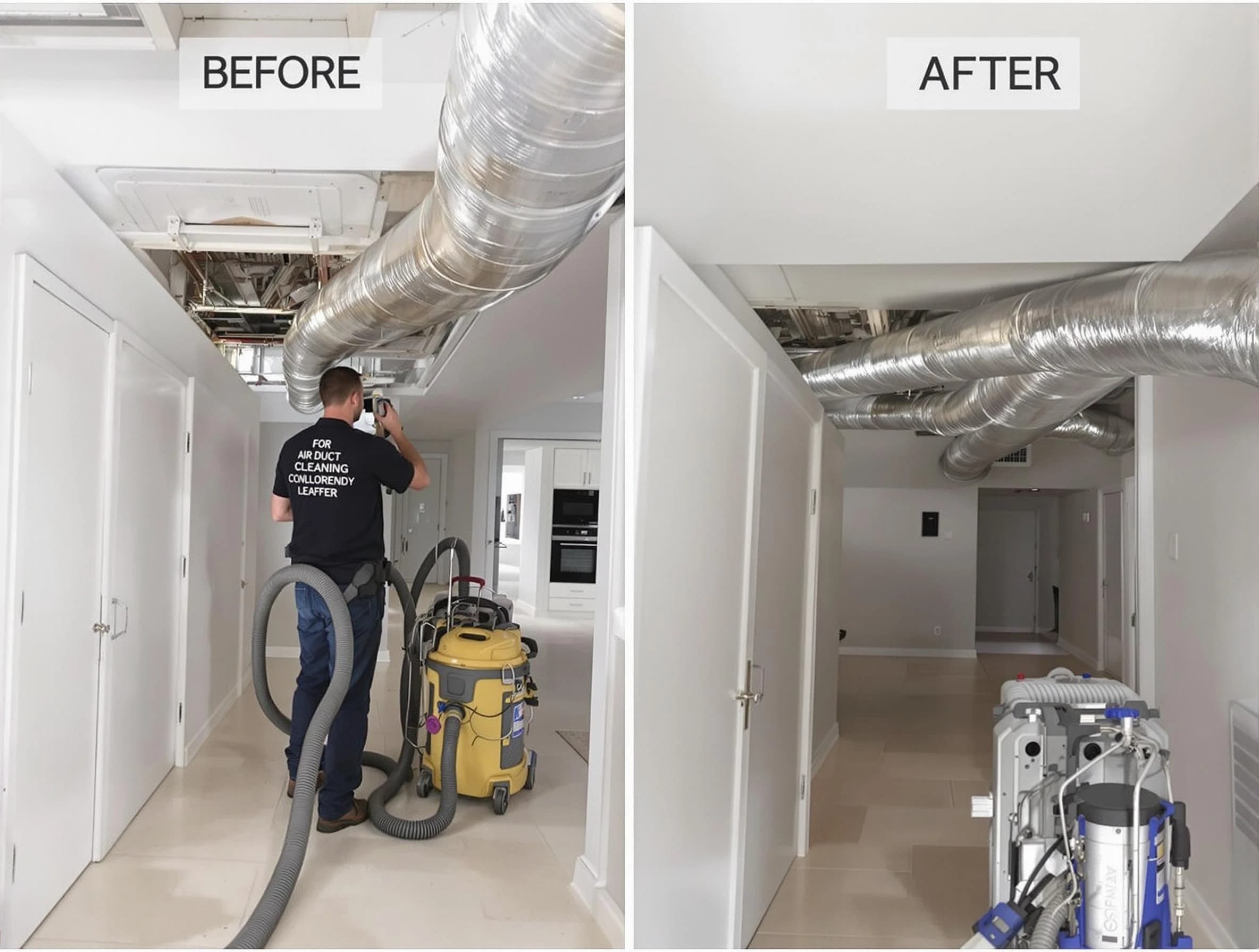 Mountain Green Air Duct Cleaning professional performing thorough air duct cleaning in Mountain Green