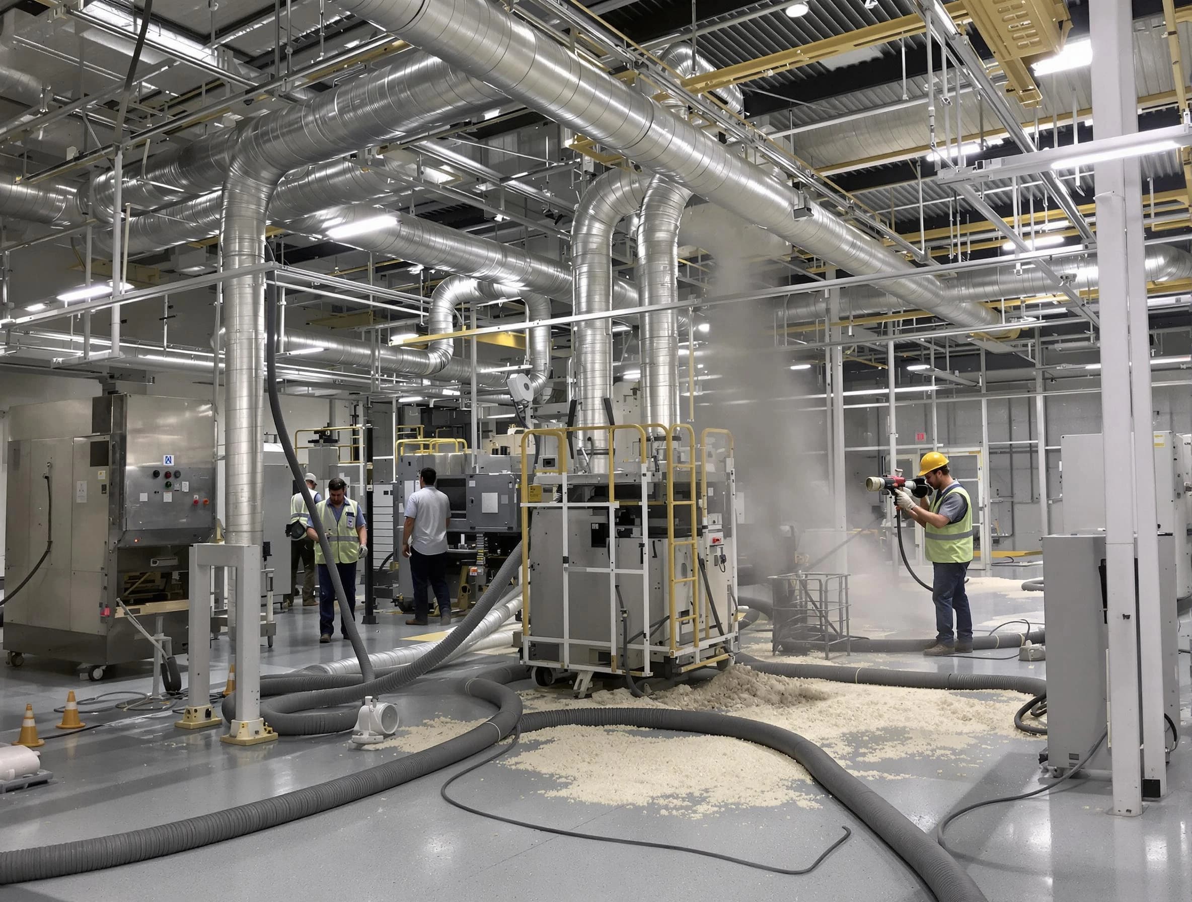 Heavy-duty industrial duct cleaning by Mountain Green Air Duct Cleaning in Mountain Green