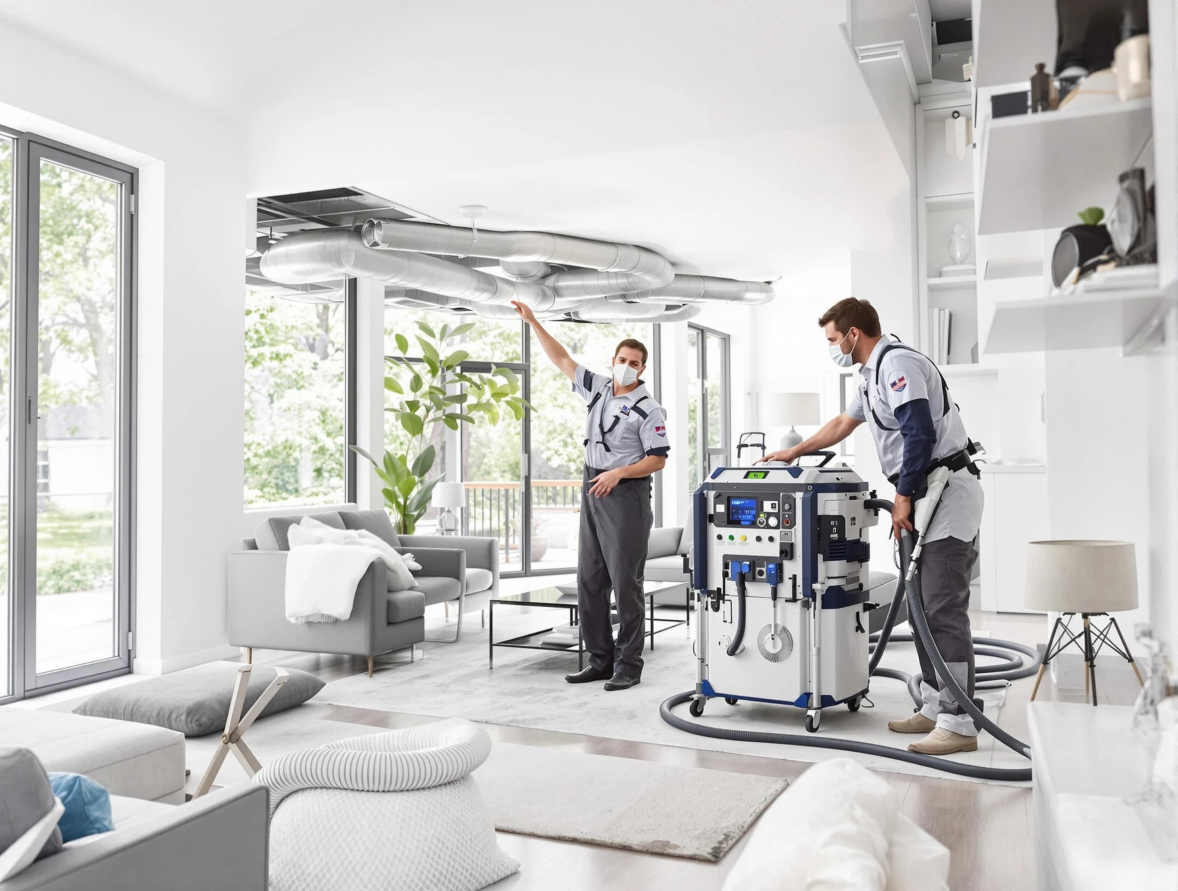 Mountain Green Air Duct Cleaning professional conducting pure air duct cleaning with state-of-the-art equipment in Mountain Green