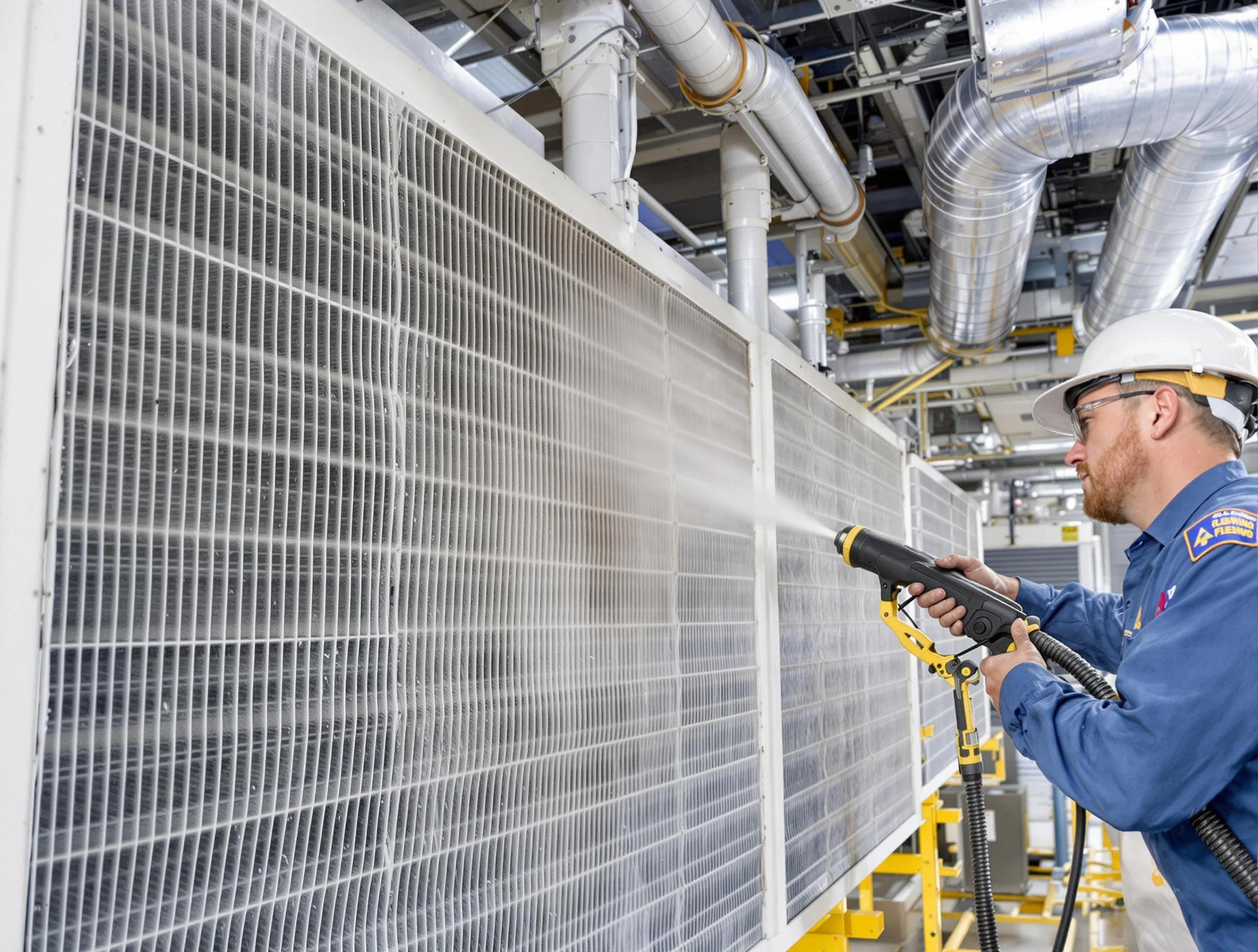 Professional commercial coil cleaning by Mountain Green Air Duct Cleaning in Mountain Green